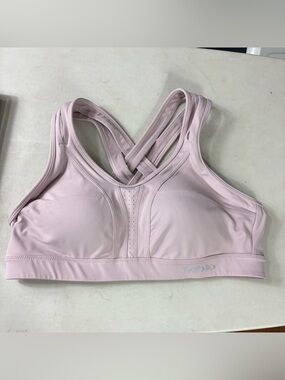 Yvette Sports Bra INT XL Dusty Rose Pink Strappy USED